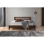 Palma Ithal Ladin Masif Ahşap Karyola Ceviz 160 x 200 - Ölçü