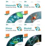 Palme 2026 9. Sınıf Matematik + Fizik + Kimya + Biyoloji Joker Tematik Soru Seti 4 Kitap