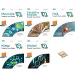 Palme Yayıncılık 9. Sınıf Matematik Edebiyat - Fizik – Kimya ve Biyoloji Tematik Soru Kitabı 5'li Set - Telefon Tutucu