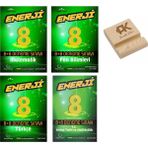 Palme Yayıncılık Palme Lgs 8. Sınıf Enerji Matematik Fen Bilimleri Türkçe ve Inkılap 8+8 Deneme Sınavı 4lü Set