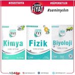 Palme Yayıncılık TYT Fizik Kimya ve Biyoloji A Soru Bankası 3 Kitap Set