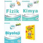 Palme Yayıncılık TYT Fizik Kimya ve Biyoloji Soru Kitabı 3'lü Set - Planlama Defteri