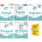 Palme Yayıncılık TYT Türkçe Tarih Coğrafya Paragraf ve Dilbilgisi Soru Kitabı 5'li Set - Planlama Defteri