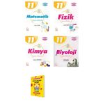 Palme Yayınevi 11. Sınıf Matematik Fizik Kimya Ve Biyoloji 4Lü Set Soru Kitabı