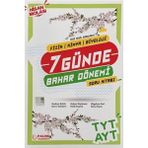 Palme Yayınevi Hazırlık Yks Tyt Ayt (Fkb) 7 Günde Bahar Dönemi Soru Kitabı