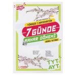 Palme Yayınları TYT AYT Türkçe Matematik 7 Günde Bahar Dönemi Soru Kitabı