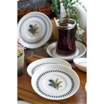 Palmiye 6 'lı Porselen Çay Tabağı Seti ZHR06CT01Y01R0498