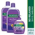 Palmolive Aroma Sensations So Relaxed İris Özü ile 300 ml + 700 ml + 700 ml Sıvı El Sabunu
