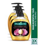 Palmolive Luminous Oils Makademya Yağı Şakayık Özleri 3x300 ml Sıvı El Sabunu