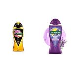 Palmolive Luminous Oils Makademya Yağı & Şakayık Özleri ile Banyo ve Duş Jeli (500 ml) ve Palmolive Aroma Sensations So Relaxed Lavanta ve Ylang Ylang Yağları Aromatik Banyo ve Duş Jeli (500 ml)