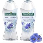 Palmolive Micellar Care Keten Tohumu Özlü 2x250 ml Banyo ve Duş Jeli