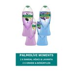 Palmolive Moments Duş Jeli Sandal Ağacı & Lavanta - Böğürtlen & Orkide Özlü 500ml - 4 Adet