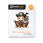 Palo Santo 10x10 cm Çocuk Kaptan Modeli Ütü ile Yapışan DTF Transfer Baskı (A5)