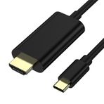 Paloxy USB C - HDMI Kablosu (6FT), [4K, Yüksek Hızlı] USB Tip C - HDMI Kablosu Ev Ofis için, [Thunderbolt 3/4 Uyumlu] Chromebook için, MacBook Pro/Air 2023 için, iPad Pro, iMac için, XPS 17, S23 için