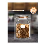 PALPAK Klips Kapaklı Kavanoz Görünümlü Saklama Poşeti 15x22 Cm - 10 Adet / 700ml