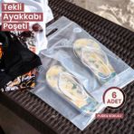 PALPAK Tekli Paketlemeye Uygun Pudra Kokulu Ayakkabı Taşıma Ve Saklama Poşeti-6'lı