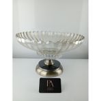 Palpe 33cm Bronz Kristal Meyvelik Şekerlik Sunumluk Söz Nişan Kız İsteme Çikolatalık Şık Kase İkramlık - Altın