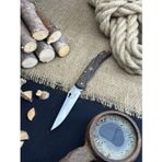 Palta Outdoor Outdoor Bıçak Piknik Çakısı Kamp Bıçağı Sivri Kilitli Deri Kılıf Hediyeli Venge Ağacı Saplı Çakı