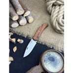 Palta Outdoor Piknik Çakısı Kamp Bıçağı Katlanabilir Çakı Outdoor Bıçak Deri Kılıf Hediyeli Sapelli Ağacı Saplı