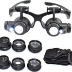 Paltava Ctn Gözlük Modeli 10X 15X 20X 25X Lens,2Led Işıklı,Büyüteç