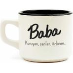 Palto Tasarım Baba Beyaz Venüs Kupa - Hediye Seramik Kupa - 1 Adet