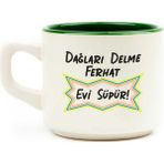 Palto Tasarım Dağları Delme Ferhat Evi Süpür Beyaz Venüs Kupa - Dünya Kadınlar Günü Hediyelik Kupa Mug - 1 Adet