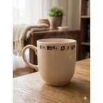 Palto Tasarım I Am Just A Girl! Krem Juno Kupa -Hediyelik Kupa Fincan Mug - 1 Adet - 350 ml
