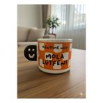 PALTO TASARIM Kendime Not: Mola Lütfen! El Yapımı Gülen Kulp Kupa - Hediyelik Kupa Fincan Mug