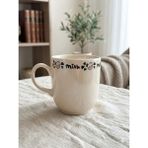 Palto Tasarım Milk Krem Juno Kupa -Hediyelik Kupa Fincan Mug - 1 Adet - 350 ml