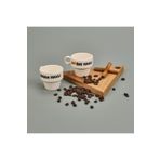 PALTO TASARIM Palto Tasarım Bay Haklı ve Haklı 2'li Espresso Fincanı - Renkli - 90 ml