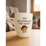 Palto Tasarım Seni Geri Getireceğim (Eski Neşem) Krem Oval Kupa - Hediyelik Kupa Fincan Mug - 1 Adet