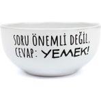 Palto Tasarım Soru Önemli Değil, Cevap: Yemek! Tasarım Seramik Kase