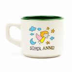 Palto Tasarım Süper Anne! Beyaz Venüs Kupa - Hediye Seramik Kupa