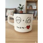 Palto Tasarım You & Me Beyaz Venüs Kupa -Hediyelik Kupa Fincan Mug