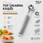 Palu Gastro Paslanmaz Çelik Parizyen Top Çıkarma Kaşığı (20 Cm) - Gümüş