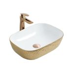 Paluci Jasmine Leopar Rose Gold Lavabo