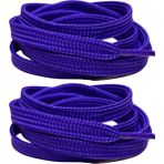 palwin Exclusive 120 cm Ayakkabı Bağcığı, Yassı Çift Katmanlı Örgülü Nike Adidas Vans Için Bağcık - Mor