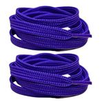 Palwin Palspor 120 cm Yassı Sneaker Ayakkabı Bağcığı, Çift Katmanlı Örgülü Günlük, Spor, Nike Converse Adidas Vans Marka Ayakkabılara Uygun Bağcık (1, Mor)