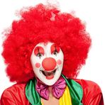 palyaço kostümü bir ek olarak uygun erkek ve kadınlar için Balinco Kırmızı XXL Afro palyaço peruk