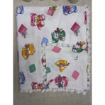 Pambiq Bebe Pazen Paketi ve Ayıcık Motifli Ponponlu Bebek Battaniyesi 110X105CM - 110 x 105 cm - Açık Gri