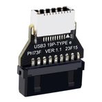 PAMENET Adaptör USB 3.0 19/20 A Tip-E Tipi Şasi, Ön Panel, Bilgisayar Anakartı için Fişli Tip C Bağlantı Noktası