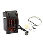 PAMENET Gitar pikap ton kontrolleri EQ ekolayzır Tuner Piezo pikap akustik gitar ön kablolu Preamp gitar parçaları aksesuarları