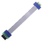 PAMENET PCI Express Riser Card Extension Cable PCIE 1X to 1X Slot Riser Card Converter Extender Cable Adapter