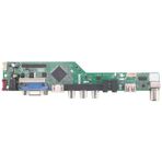 PAMENET T. V53.03 Evrensel LCD TV Denetleyici Sürücü Kurulu V53 Analog TV TV/AV/PC/HD/USB Medya Anakart B