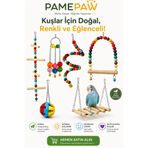 PAMEPAW Sultan Papağanı Ve Boyutundaki Kuşlar İçin Mega Kuş Oyuncak Seti 6'lı (SÜPRİZ HEDİYELİ)