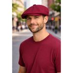 PaminBags Aksesuar Keten Parçalı Beckham Peaky Blinders Kasket Şapka ÜN0075 - Standart - Bordo