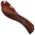 PAMINGONO 4 Phoebe kaşığı çorba kaşığı tahta kaşık seti tahta kaşık malzemesi ahşap dondurma kaşığı Tahta kaşık dayanıklıdır çay kaşığı küçük kaşığı Karıştırma kaşığı tahta kepçe
