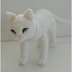 Pamuk Kedi Amigurumi Organik Oyuncak