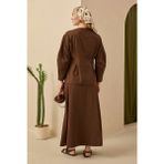 Pamuk Keten Etek Kahve - 36