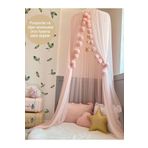 Pamuka Basic Tül Cibinlik Baby Pink